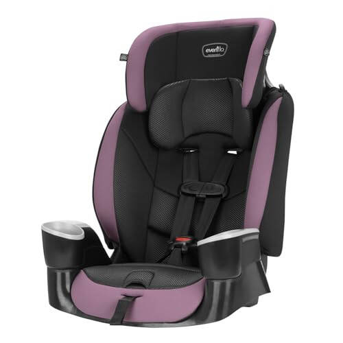 Evenflo Maestro Sport Convertible Booster Car Seat, Forward Facing, High Back, 5-Point Harness, For Kids 2 to 8 Years Old, Whitney Pink - 9