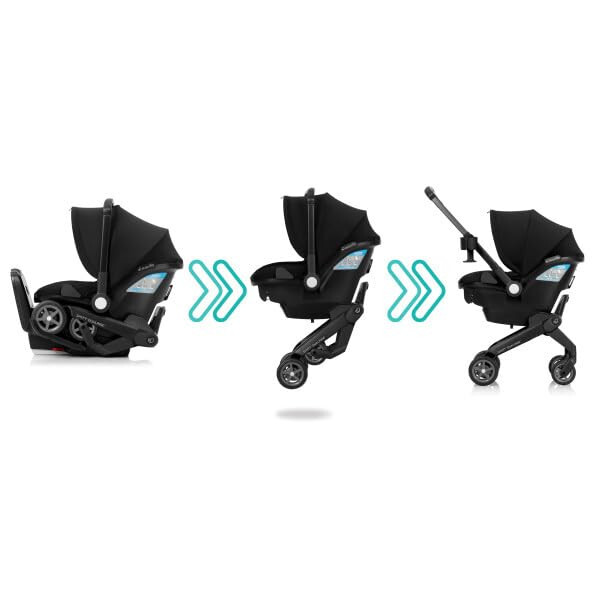 Evenflo Shyft DualRide Infant Car Seat and Stroller Combo (Bryson Blue) - 8