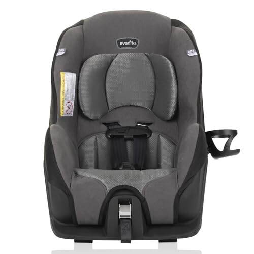 Evenflo Tribute LX 2-in-1 Lightweight Convertible Car Seat, Travel Friendly (Saturn Gray) - 1