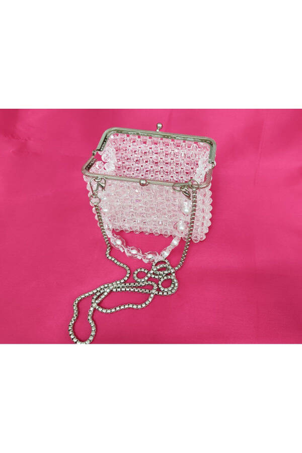 Evening, Bridal, Night, Everyday Transparent Beaded Bag - 2