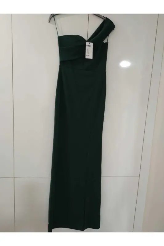 Evening Dress Long Dress Emerald Green - Emerald green - 4