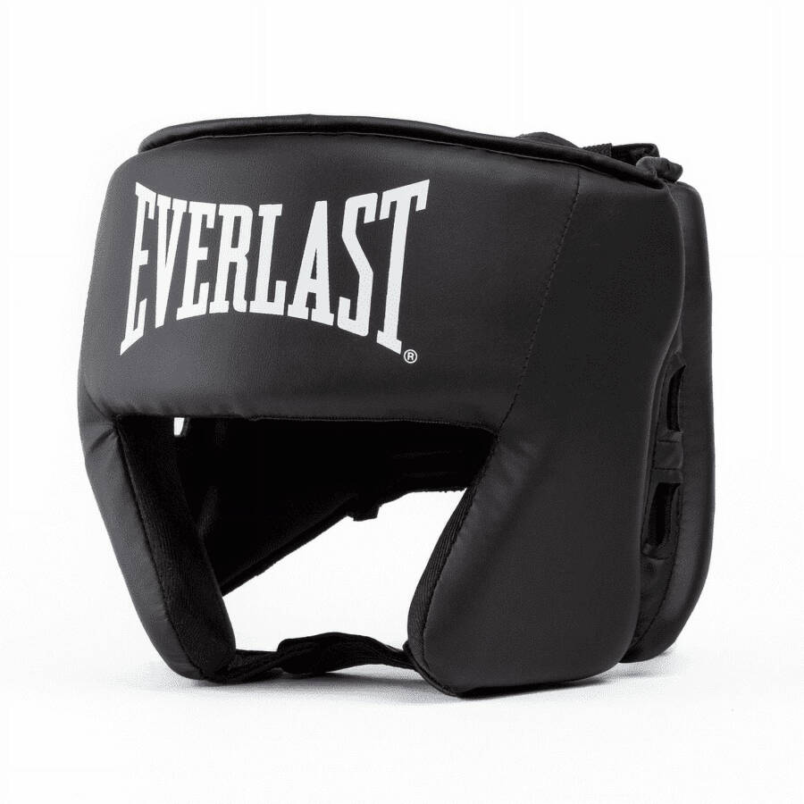 Everlast Core Boxing Headgear – Lightweight, Adjustable Sparring Helmet for Adults & Teens, Black - 1