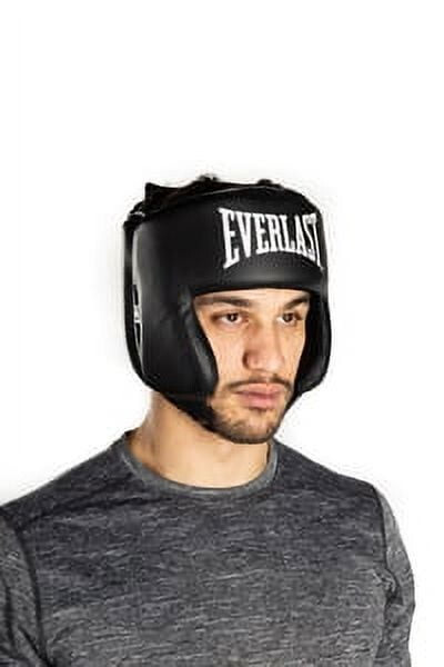Everlast Core Boxing Headgear – Lightweight, Adjustable Sparring Helmet for Adults & Teens, Black - 4