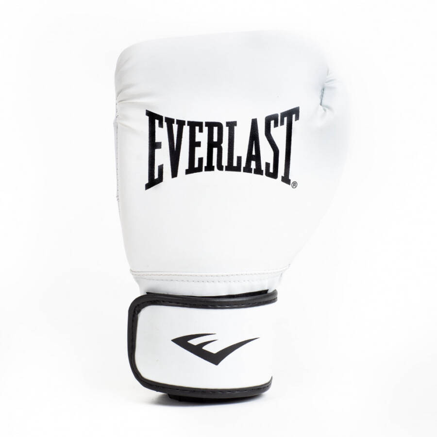 Everlast Synthetic Leather Core Training Gloves for Boxing, White, S/M- - 6