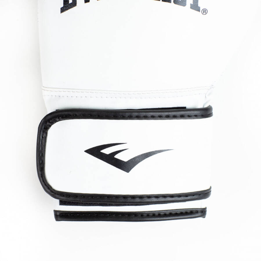 Everlast Synthetic Leather Core Training Gloves for Boxing, White, S/M - 3