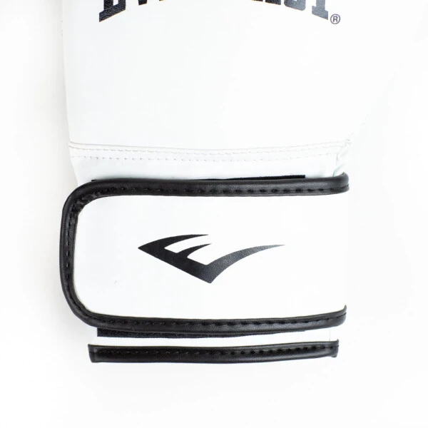 Everlast Synthetic Leather Core Training Gloves for Boxing, White, S/M - 3