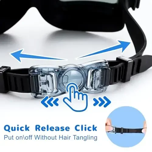 EverSport 2 Pack Kids Swim Goggles Age 8-16 Qo'shimcha silikon qatlamli bolalar uchun suzish ko'zoynaklari, o'smirlar uchun suzish ko'zoynaklari, o'g'il bolalar va qizlar - 6