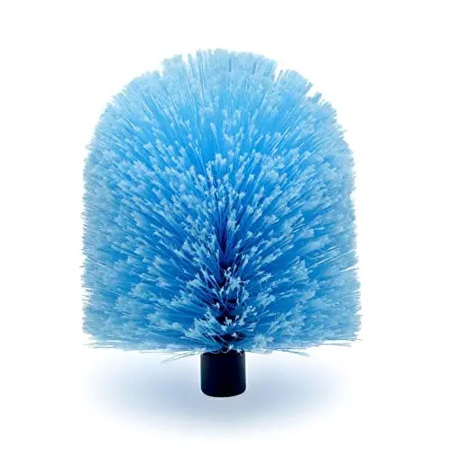 EVERSPROUT Twist-On Cobweb Duster (Soft Bristles) | Indoor & Outdoor use Brush AttacModazoneent | Fits Standard 3/4 inch Threaded Poles | Brush Only (Pole Sold Separately) | Spider Cobweb Duster Head - 6