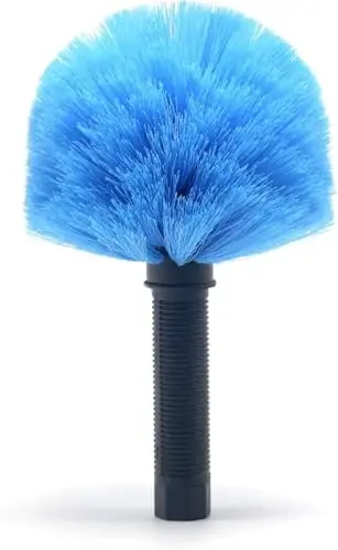 EVERSPROUT Cobweb Duster & 1.5 to 3 ft Pole, Indoor & Outdoor | Medium-Stiff Bristles, for Ceilings, Walls, Corners, Beams, Shelves, Window Screens and more, Lightweight, 3/4