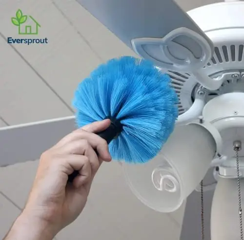 EVERSPROUT Twist-On Cobweb Duster | Qil tutuvchi cho'tka, qo'lda qadoqlangan | Ichki va tashqi cho'tka | Standart Acme o'qli tayoqlarga mos keladi | Dastali cho'tka, tayoq yo'q (o'rta qattiqlikdagi tuklar) - 5