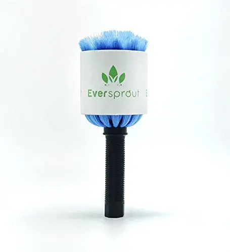 EVERSPROUT Twist-On Cobweb Duster | Qil tutuvchi cho'tka, qo'lda qadoqlangan | Ichki va tashqi cho'tka | Standart Acme o'qli tayoqlarga mos keladi | Dastali cho'tka, tayoq yo'q (o'rta qattiqlikdagi tuklar) - 6