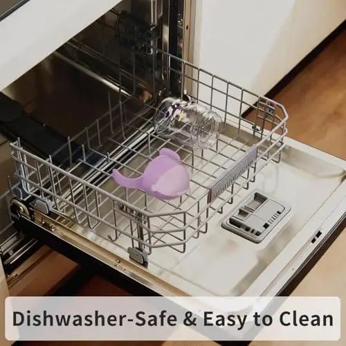 Evorie Tritan Weighted Straw Sippy Cup with Handles for Baby and Toddlers, Spill Proof Baby Water Bottle with Straw for 6 months and up, 7 Oz, Infant Training Water Bottle (Daydream) - 4