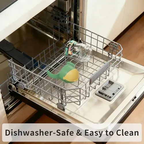 Evorie Tritan Weighted Straw Sippy Cup with Handles for Baby and Toddlers, Spill Proof Baby Water Bottle with Straw for 6 months and up, 7 Oz, Infant Training Water Bottle (Green Explore) - 4