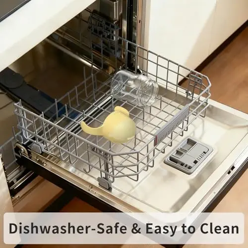 Evorie Tritan Weighted Straw Sippy Cup with Handles for Baby and Toddlers, Spill Proof Baby Water Bottle with Straw for 6 months and up, 7 Oz, Infant Training Water Bottle (Lemon Yellow) - 2