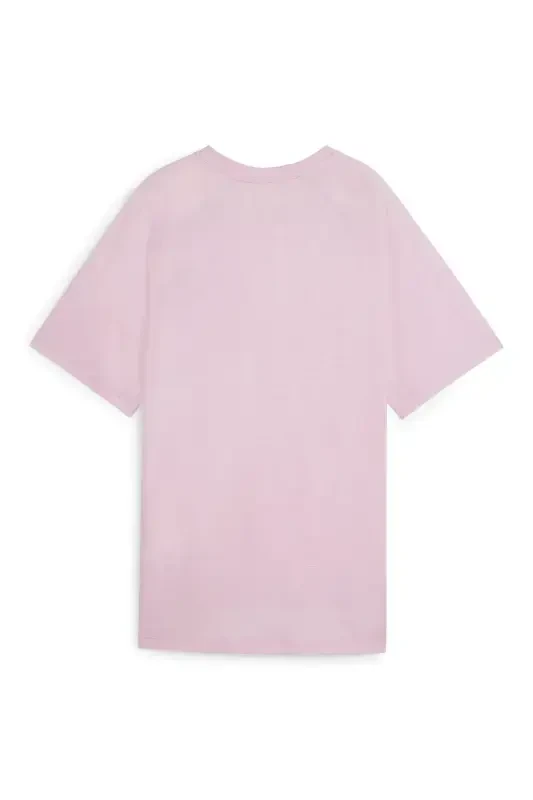 67787660 EVOSTRIPE Graphic Tee Grap Pembe Yuvarlak Yaka Regular Fit Baskılı Kadın T-Shirt - 2