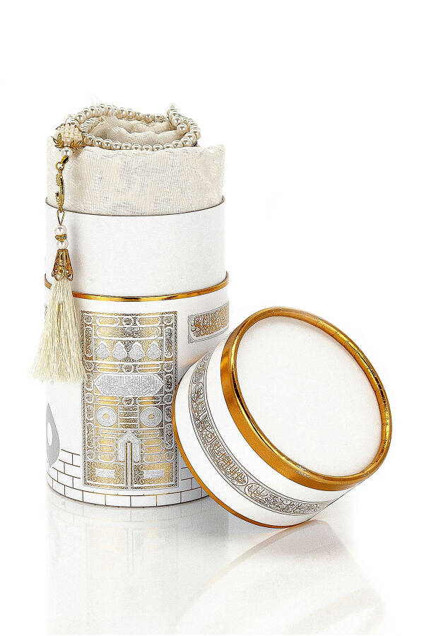 Exclusive Cylindrical Boxed Rug Set White - 3