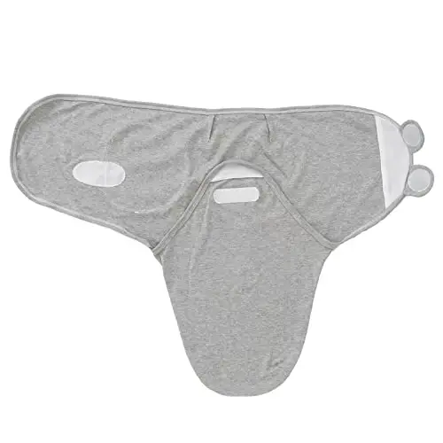 Exemaba Baby Swaddle Sleep Sack with Hat Set for 0-3 months 3-Pack Soft Cotton Newborn Wearable Swaddle Wrap for Girls Boys - 3