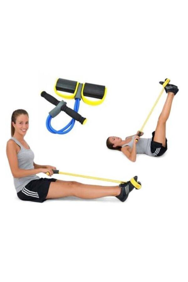 Exercise Equipment Body Trimmer Elastic Leg Arm Inner Muscle Fitness Rowing Machine Crunch Pull Machine - 3