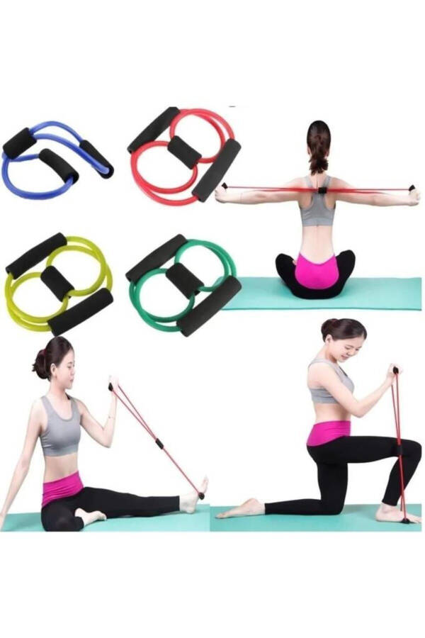 Exercise Sports Plates Resistance Band Pilates Rope Gymnastics Rubber Band - 1