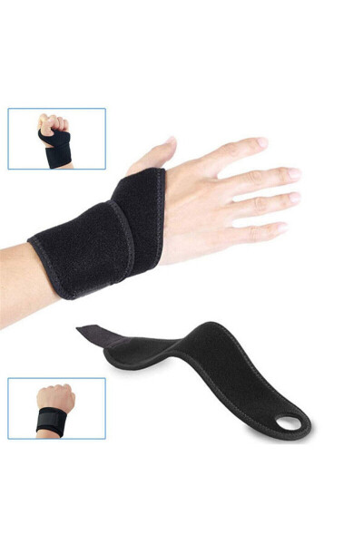 Exp Adjustable Wrist Brace Sports Bandage Static Wrist Bandage Splint Injury Sprain Apparatus - 1