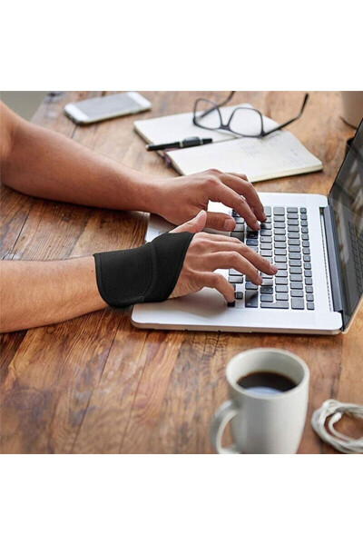 Exp Adjustable Wrist Brace Sports Bandage Static Wrist Bandage Splint Injury Sprain Apparatus - 5