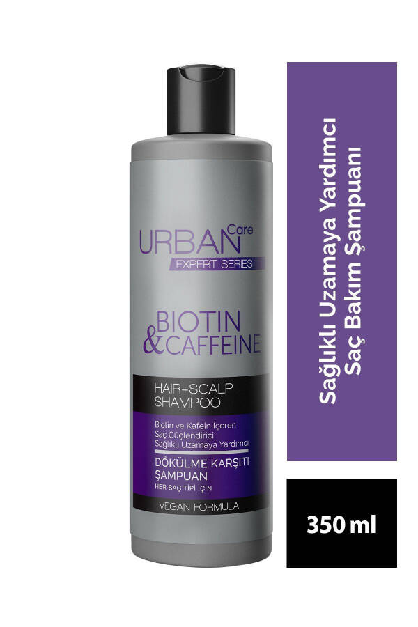 Expert Biotin & Caffeine Anti-Hair Loss Hair Care Shampoo - Helps to Grow Faster - 350 ml - 15