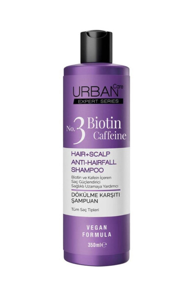 Expert Biotin & Caffeine Anti-Hair Loss Hair Care Shampoo - Helps to Grow Faster - 350 ml - 3