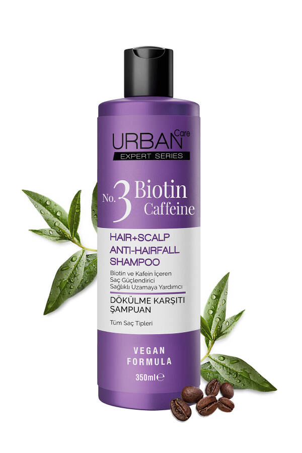 Expert Biotin & Caffeine Anti-Hair Loss Hair Care Shampoo - Helps to Grow Faster - 350 ml - 19