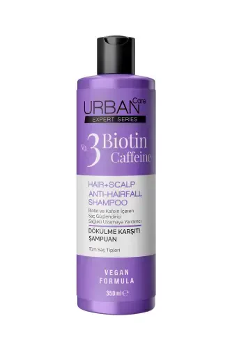 Expert Biotin & Caffeine Anti-Hair Loss Hair Care Shampoo - Helps to Grow Faster - 350 ml - URBAN CARE (1)