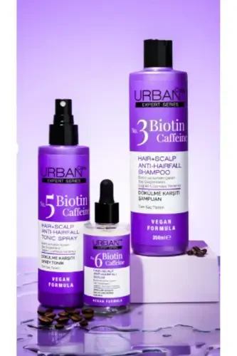 Expert Biotin va Kofeinga Qarshi Soch To'kilishiga Qarshi Soch Parvarishi Shampo - Tez O'sishiga Yordam Beruvchi - 350 ml - 4