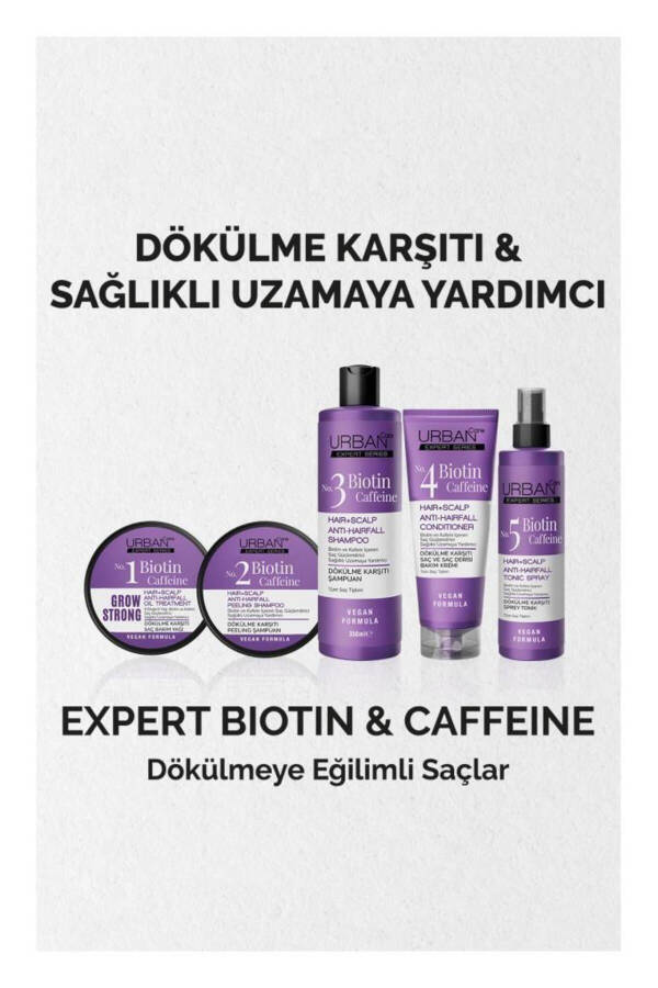 Expert Biyotin ve Kafein Dökülme Karşıtı Saç Bakım Şampuanı - Hızlı Uzamaya Yardımcı - 350 ml - 6