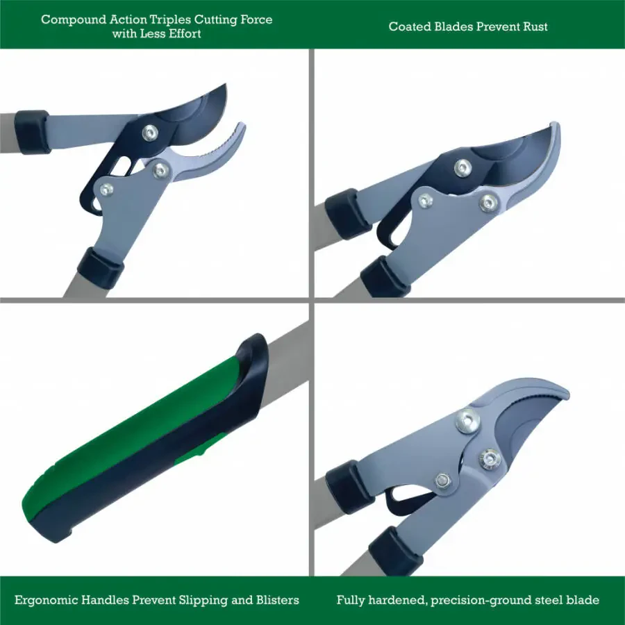 Expert Gardener 15 dyuymli Lopper, 15 dyuym yig'ilgan uzunlik, 1 funt yig'ilgan og'irlik. - 4