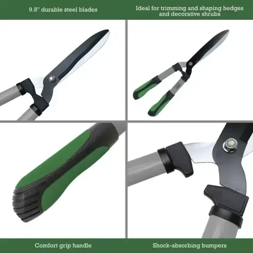 Expert Gardener 20 inch Hedge Shear, Green and Black Color - 3