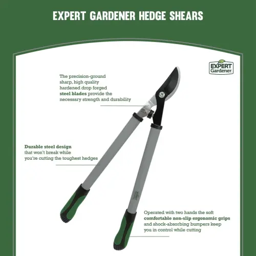 Expert Gardener 24 inches Steel Bypass Lopper, 1