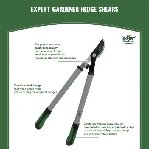 Expert Gardener 24 inches Steel Bypass Lopper, 1