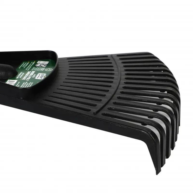 Expert Gardener 8-inch Wood and Poly Shrub Leaf Rake - 10