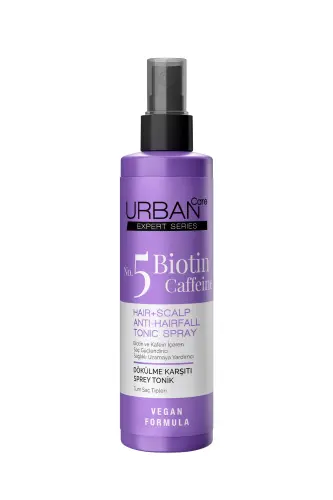 Expert Biotin Kafein Dökülme Karşıtı Hızlı Uzamaya Yardımcı Saç Bakım Toniği-200ml-vegan - URBAN CARE (1)