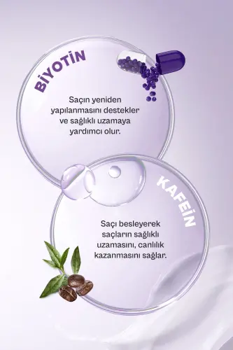 Expert Biotin Kafein Dökülme Karşıtı Hızlı Uzamaya Yardımcı Saç Bakım Toniği-200ml-vegan - 5