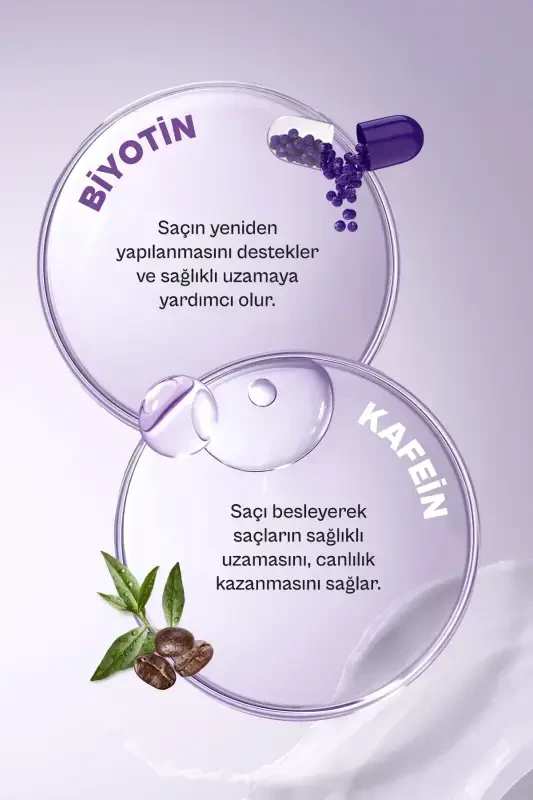 Expert Seriyasi Biotin va Kofeinga Qarshi Soch To'kilishiga Qarshi Tonik - Tez O'sishga Yordam beradi - 200 ML - 5