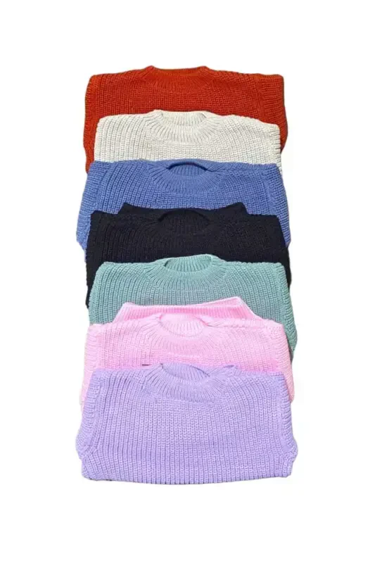 Extra Flexible Bicycle Collar Unisex Baby & Kids Sweater (0-5 Years) - 6