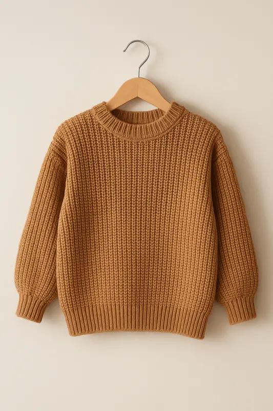 Extra Flexible Bicycle Neck Unisex Baby & Kids Sweater (0-5 Years) - NIMINI KIDS