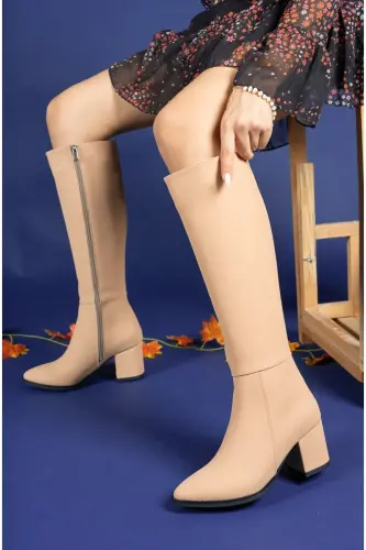 Extra Matte Nude Women's Boot 0012816s - Matte Nude - RICCON (1)