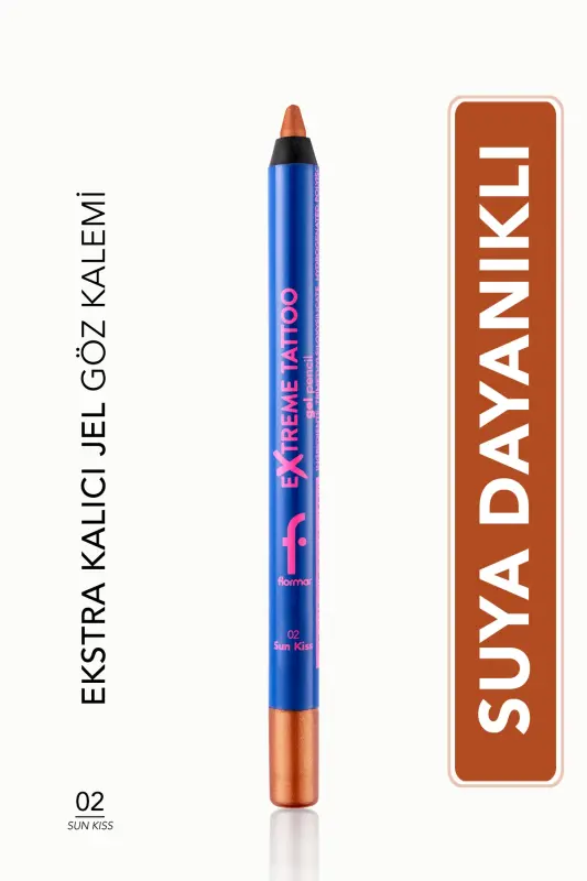 Extreme Tattoo Festival Spirit Suya Dayanıklı Mat Jel Göz Kalemi - 002 Sun Kiss- 8682536072366-BRONZ - 1