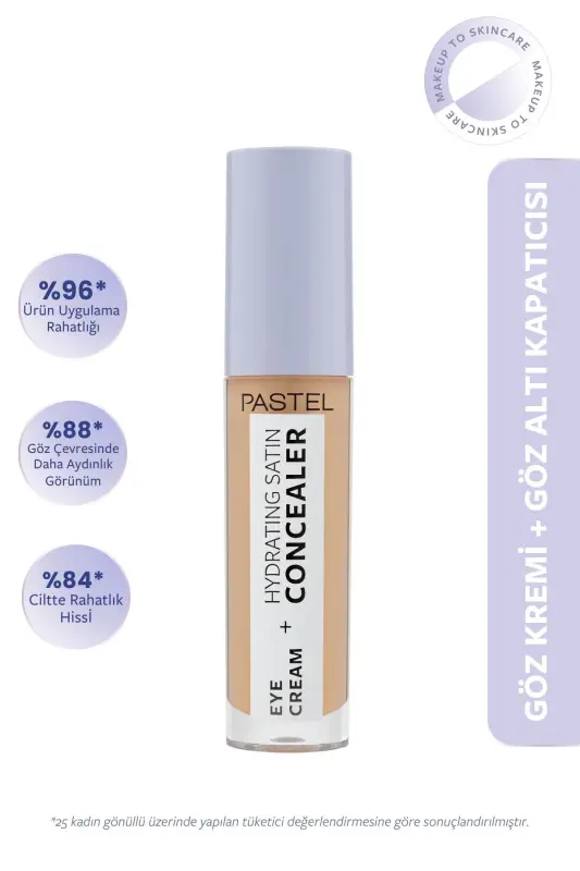 Eye Cream Hydrating Satin Concealer - Ko'z Kremi Ko'z Osti Yopg'ichi 66 Deep Medium-66 Deep Medium - 8