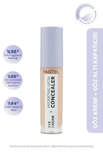 Eye Cream Hydrating Satin Concealer - Крем для глаз увлажняющий сатиновый консилер 61 Vanilla-61 Vanilla - 1