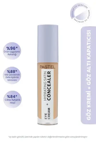 Eye Cream Hydrating Satin Concealer - Крем для глаз Увлажняющий Сатиновый Консилер 66 Deep Medium-66 Deep Medium - 1