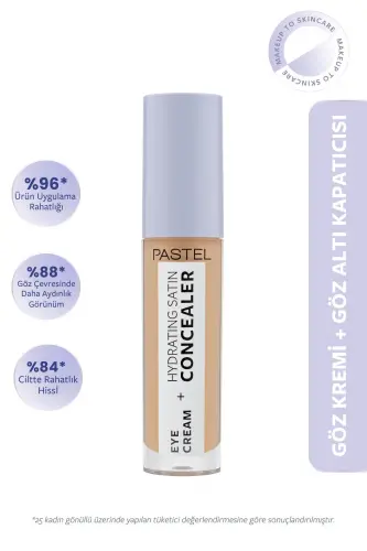 Eye Cream Hydrating Satin Concealer - Крем для глаз Увлажняющий Сатиновый Консилер 66 Deep Medium-66 Deep Medium - 8