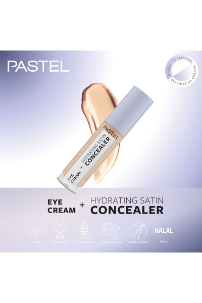 Eye Cream Hydrating Satin Concealer - Under Eye Concealer 62 Ivory - 8