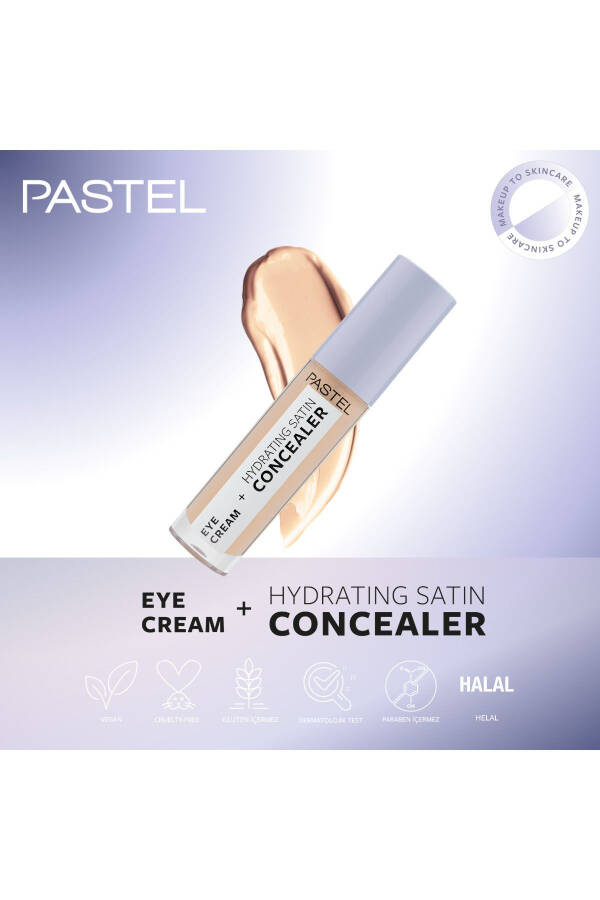 Eye Cream Hydrating Satin Concealer - Under Eye Concealer 62 Ivory - 17