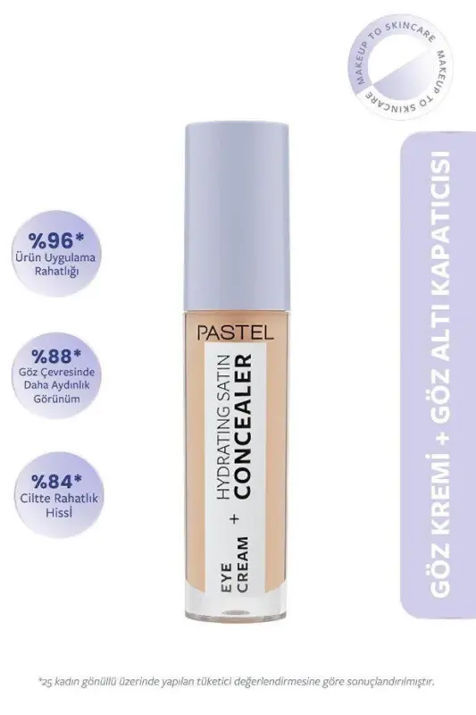 Eye Cream Hydrating Satin Concealer - Under Eye Concealer 63 Milkshake - PASTEL